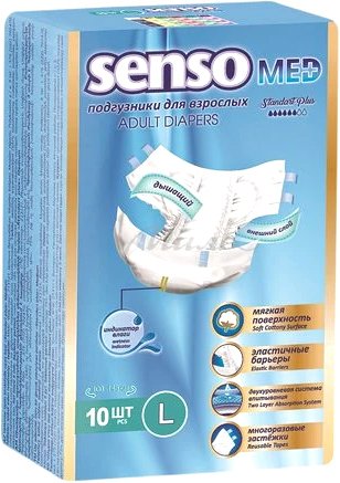 

Подгузники для взрослых Senso Med Standart Plus L (10 шт)