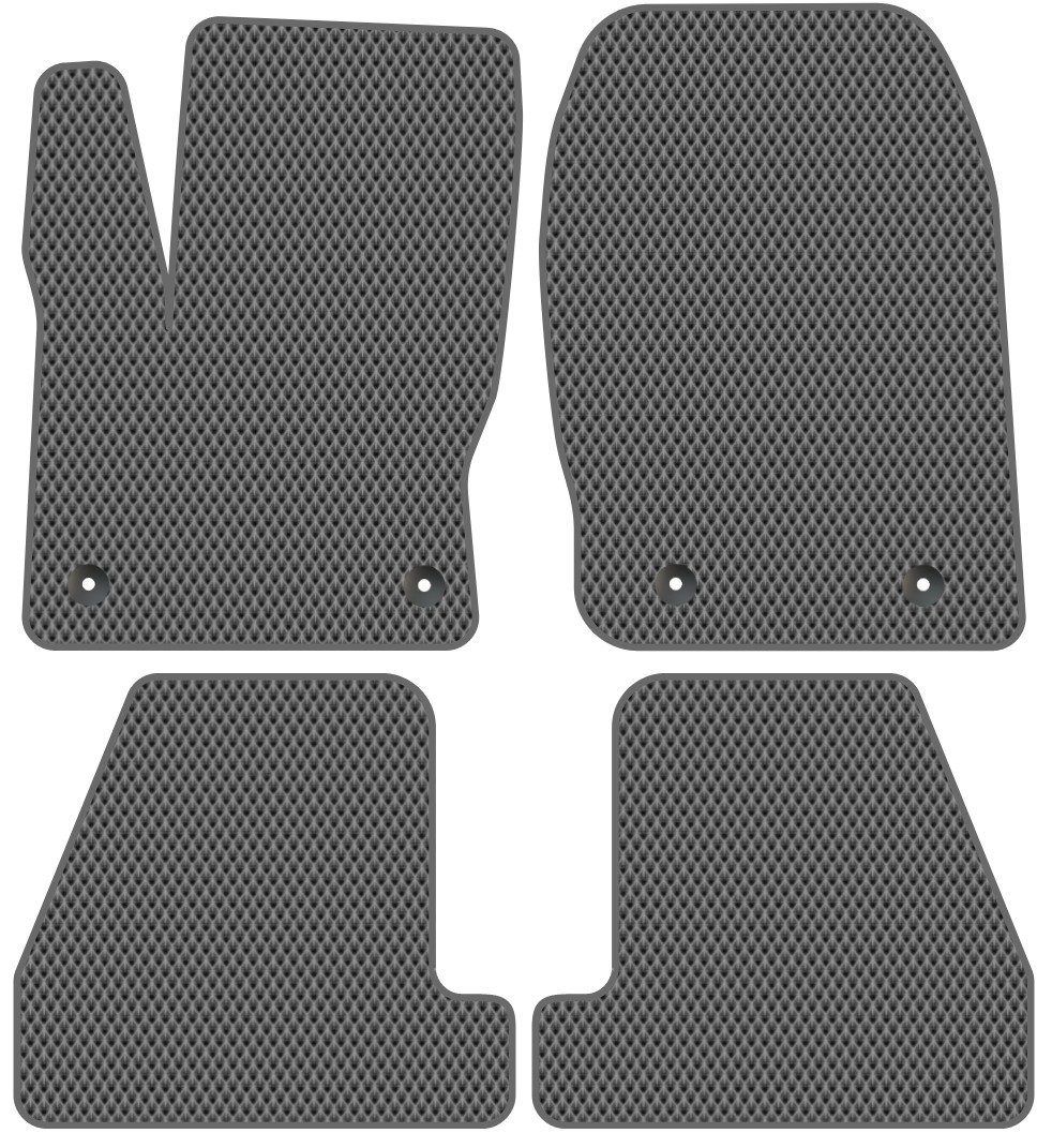 

Комплект ковриков для авто Alicosta Ford Focus III 2014 - 2019 (серый, ромб)