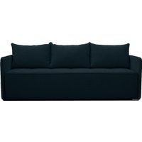 Диван Brioli Армандо трехместный (рогожка, J17 темно-синий)