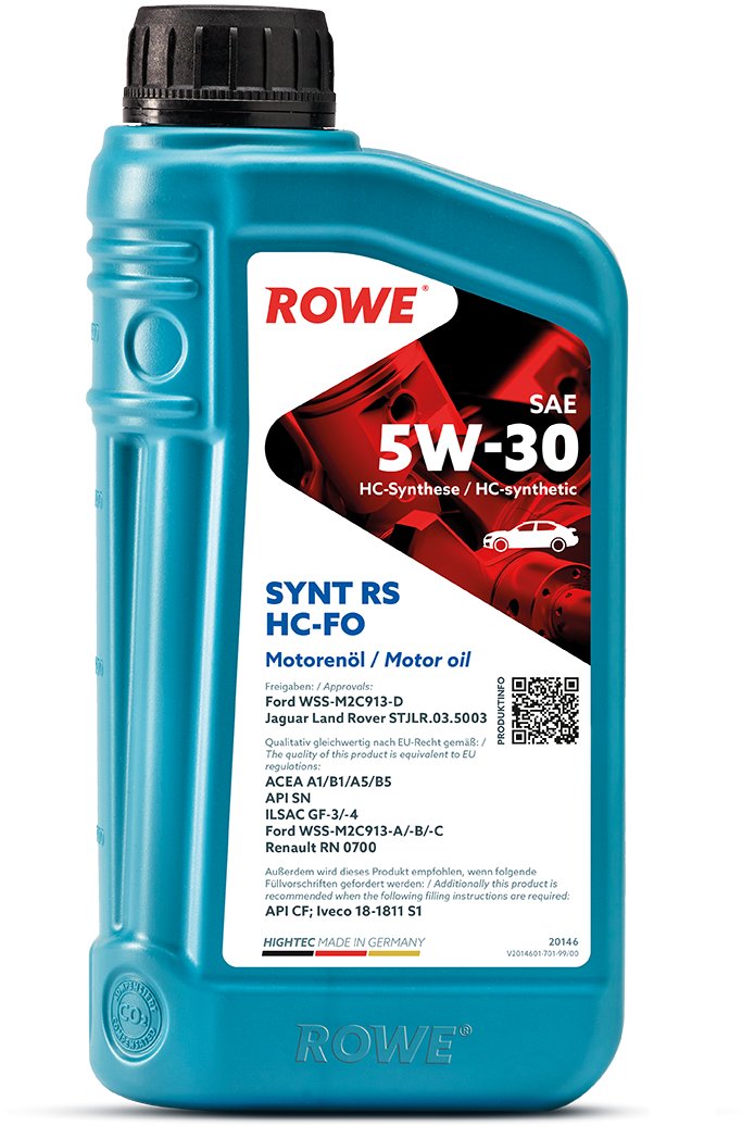 

Моторное масло ROWE Hightec Synt RS HC-FO 5W-30 1л