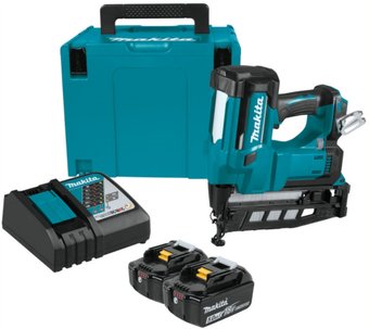 Гвоздезабиватель Makita DBN600RTJ (с 2-мя АКБ, кейс)