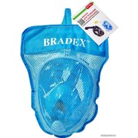 Маска для плавания Bradex SF 0369 (S, голубой)