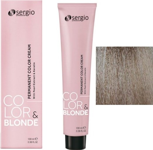

Крем-краска для волос Sergio Professional Color&Blonde 10.32 очень светлый блондин песочный
