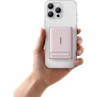 Внешний аккумулятор Baseus PicoGo AM31 Mini Magnetic Power Bank with Stand 20W 5000mAh (розовый)