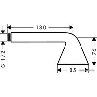 Душевая лейка Axor Showers Front 26025000