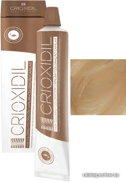 Крем-краска для волос Crioxidil Silk Color 10.12tc перламутровый блонд