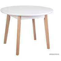 Кухонный стол AksHome Oslo 4 65562 (белый/бук)
