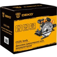 Дисковая (циркулярная) пила Deko CS20 084-1154 (без АКБ)