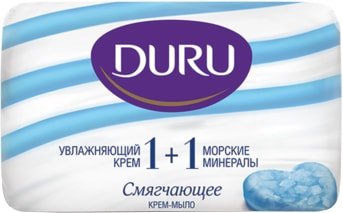

Duru Крем-мыло 1+1 Увлажняющий крем & Морские минералы 80 г