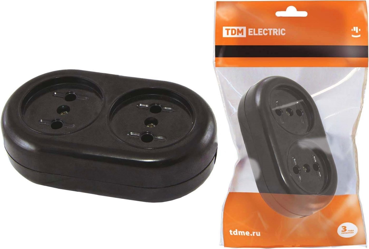 

Колодка удлинителя TDM Electric Ретро SQ1806-0103