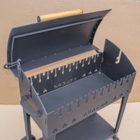 Мангал для дачи Вулкан Гриль XL 5 мм на колесах