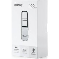 USB Flash SmartBuy M5 128GB (серебристый)