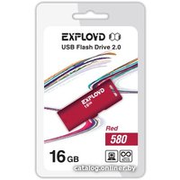 USB Flash Exployd 580 16GB (красный) [EX-16GB-580-Red]