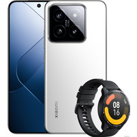 Смартфон Xiaomi 14 12GB/512GB международная версия + Watch S1 Active за 10 копеек (серебристо-белый)