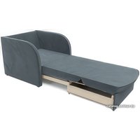 Кресло-кровать Мебель-АРС Малютка (велюр, серо-синий HB-178 26)