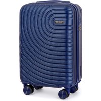 Чемодан-спиннер Solier STL1064 (S, синий)