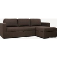 Угловой диван Divan Порту Textile Brown 11900 (коричневый)