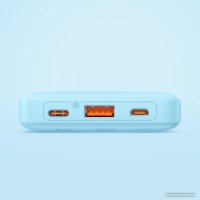 Внешний аккумулятор Baseus Airpow Fast Charge Power Bank 20W 10000mAh (голубой) + брендированный брелок Baseus