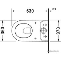 Унитаз напольный Duravit Darling New (213809)