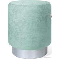 Пуфик Sheffilton SHT-B8 (нежная мята/хром лак)