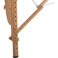 Массажный стол Atlas Sport складной 2-с 60 см деревянный (фиолетовый)