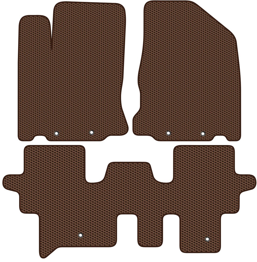 

Комплект ковриков для авто Alicosta Nissan Pathfinder IV (suv / R52) 2014 - 2017 (коричневый, сота)