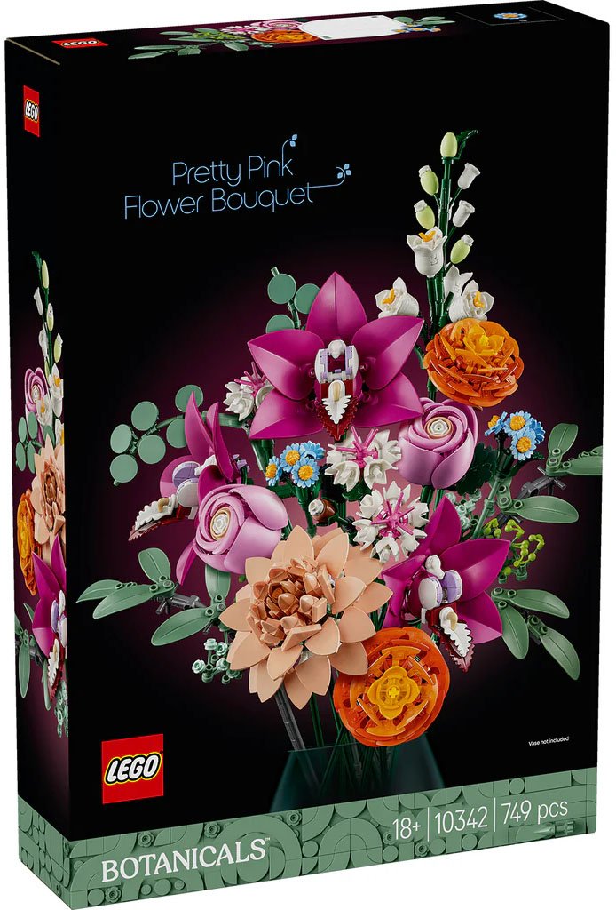

Конструктор LEGO The Botanical Collection 10342 Красивый розовый букет цветов