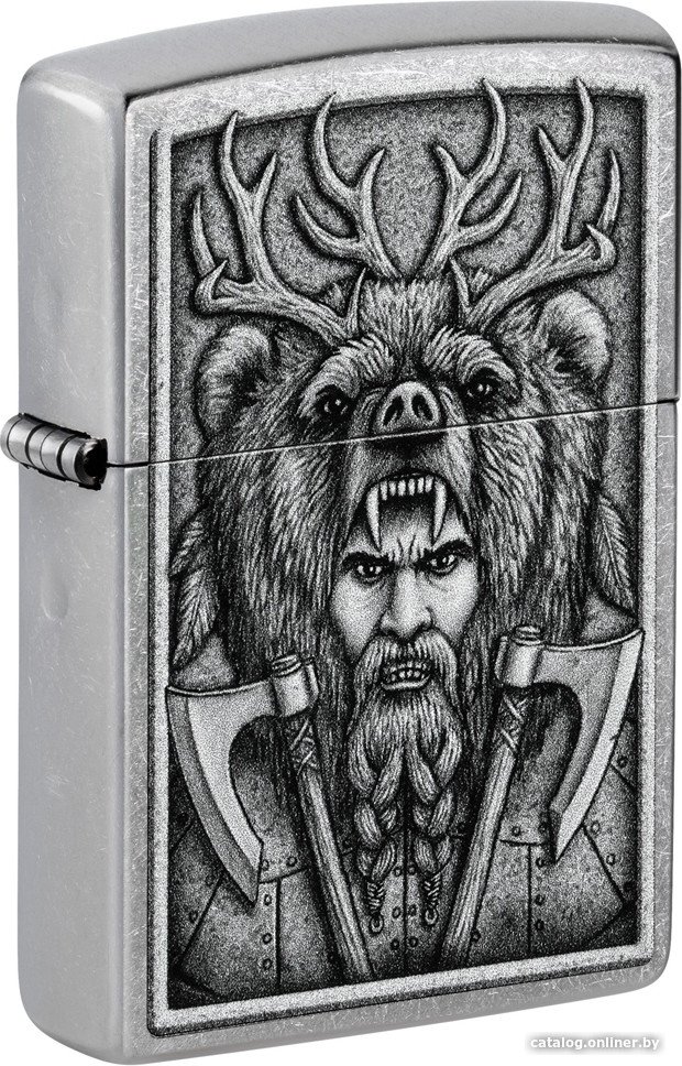 Зажигалка Zippo Street Chrome Barbarian Design 48731