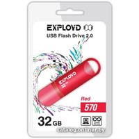 USB Flash Exployd 570 32GB (красный) [EX-32GB-570-Red]