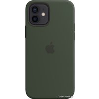 Чехол для телефона Apple MagSafe Silicone Case для iPhone 12/12 Pro (кипрский зеленый)