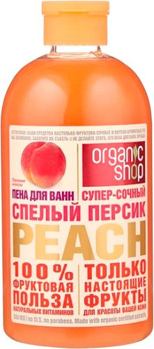 Шампунь Organic Shop Спелый Персик Peach 500мл