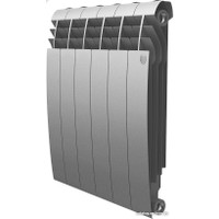 Биметаллический радиатор Royal Thermo BiLiner 500 Silver Satin (8 секций)