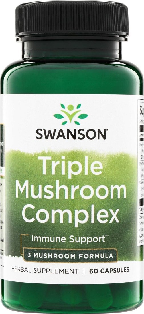 БАД Swanson Triple Mushroom Complex (60 капсул)