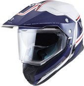 MT Helmets Synchrony Duosport SV Vintage Gloss (XS, белый/синий/красный)