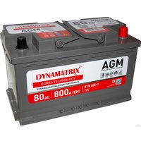 Автомобильный аккумулятор Dynamatrix AGM DEK800 800A (80 А·ч)