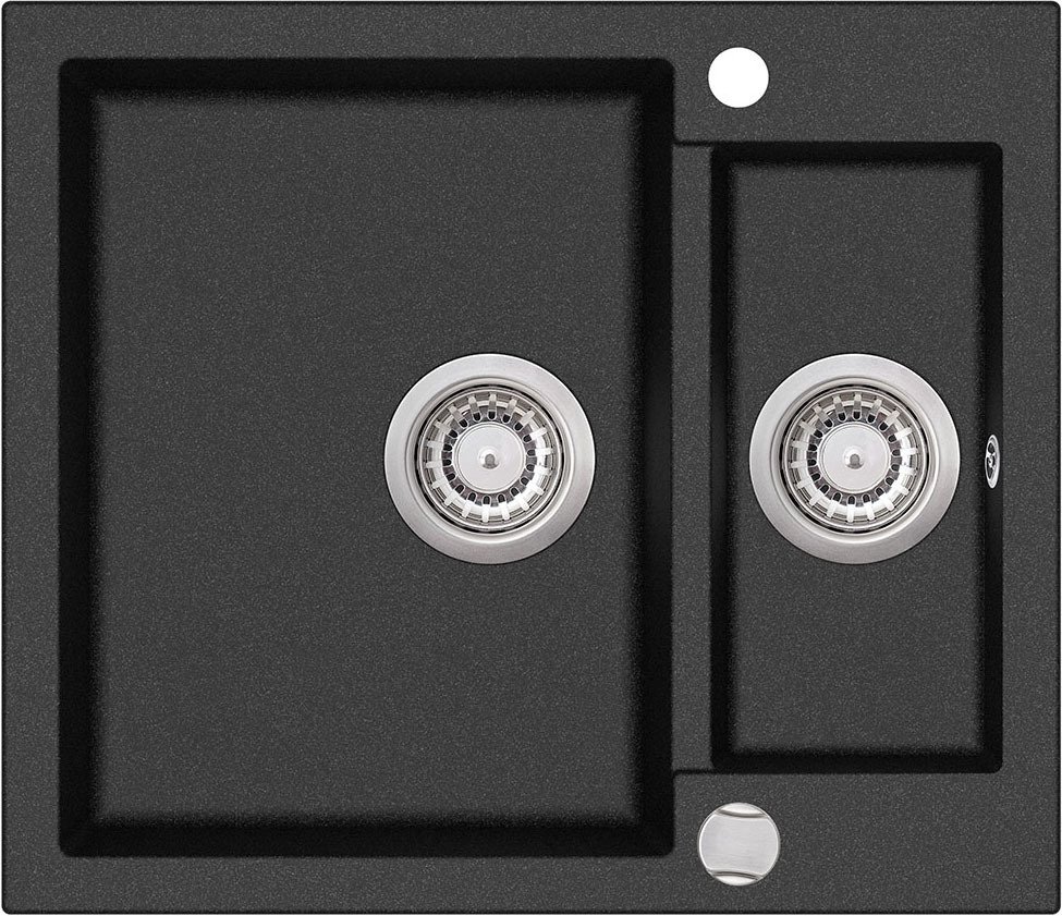 

Кухонная мойка Aquasanita Tesa SQT150AW (black metallic 601)