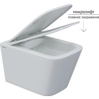 Унитаз подвесной Berges Wasserhaus FLOE S c сиденьем Slim SO (микролифт)