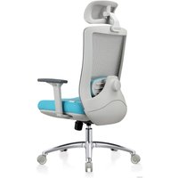 Офисное кресло Evolution ERGO Prime Sky Blue (серый/бирюзовый)