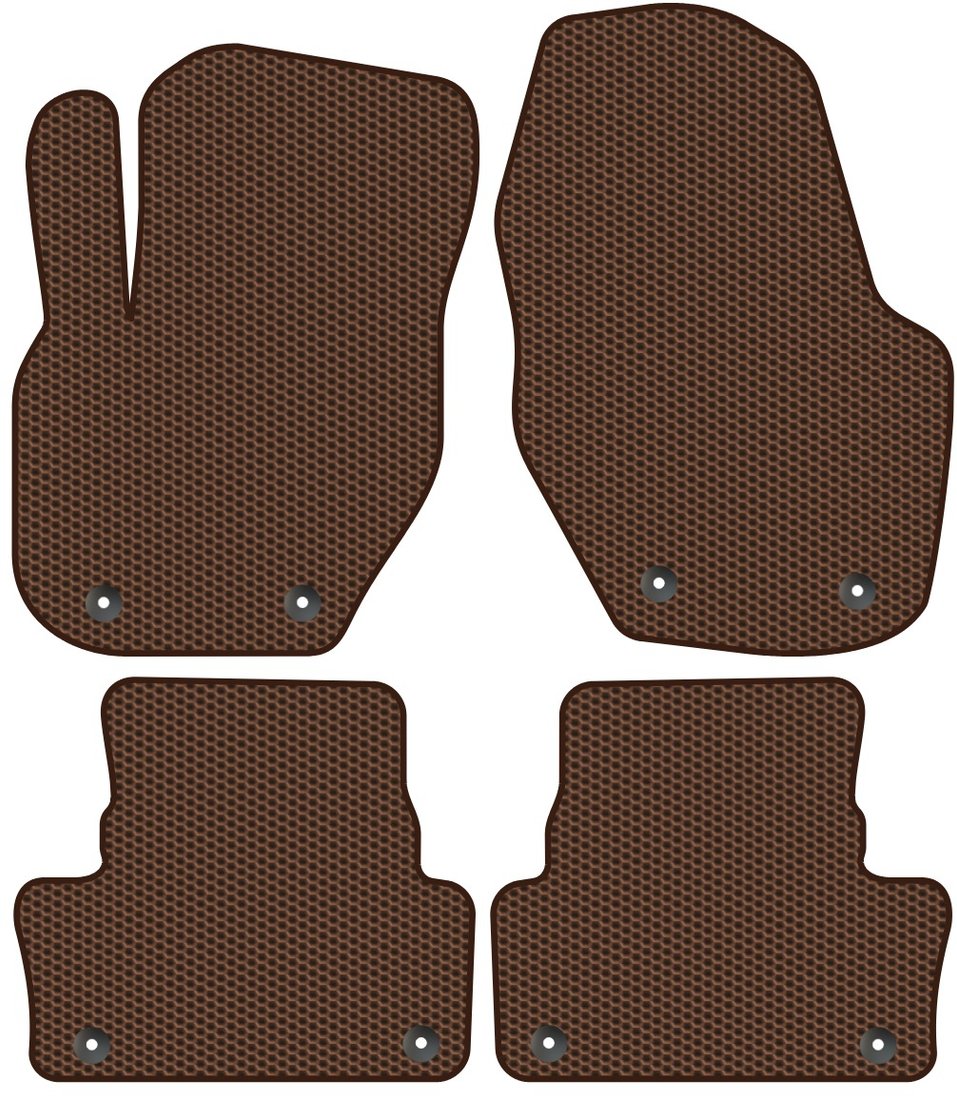 

Комплект ковриков для авто Alicosta Volvo XC60 I (suv / DZ) 2008 - 2017 (коричневый, сота)