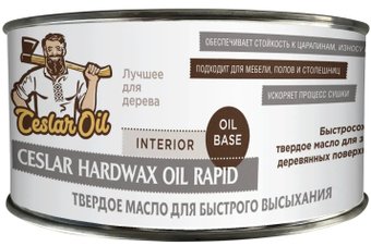 Масло Ceslar Hard Wax Rapid Oil 0.45л (прозрачный натуральный эффект)
