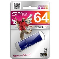 USB Flash Silicon-Power Ultima U05 64GB Blue (SP064GBUF2U05V1D)