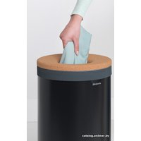 Бак Brabantia 120008 (черный, крышка из пробки)