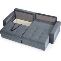 Угловой диван Mio Tesoro Манчестер 292 1.5ек-1.5пф (968 серый) в Пинске