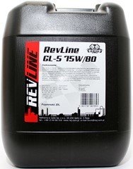 

Revline Semisynthetic GL-5 75W-80 20л