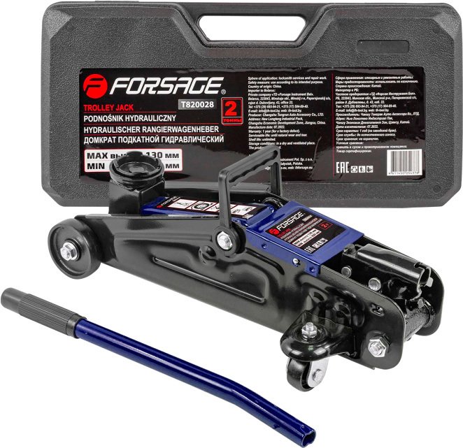 

Подкатной домкрат FORSAGE F-T820028 2т