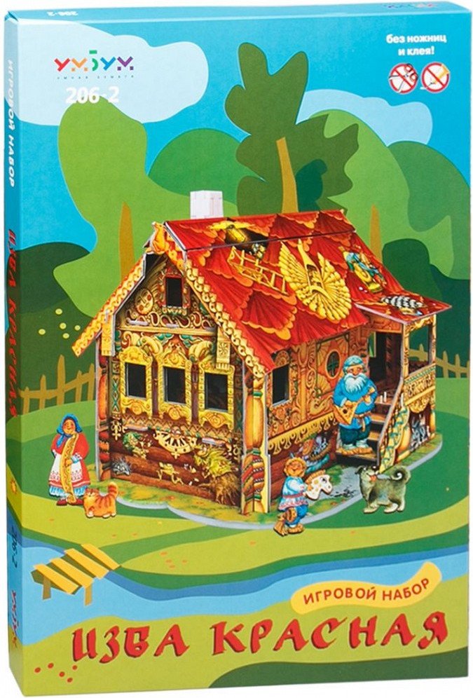 Конструктор Умная Бумага Красная изба 4627081551854