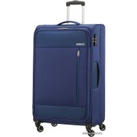 Чемодан-спиннер American Tourister Heat Wave Combat Navy 80 см