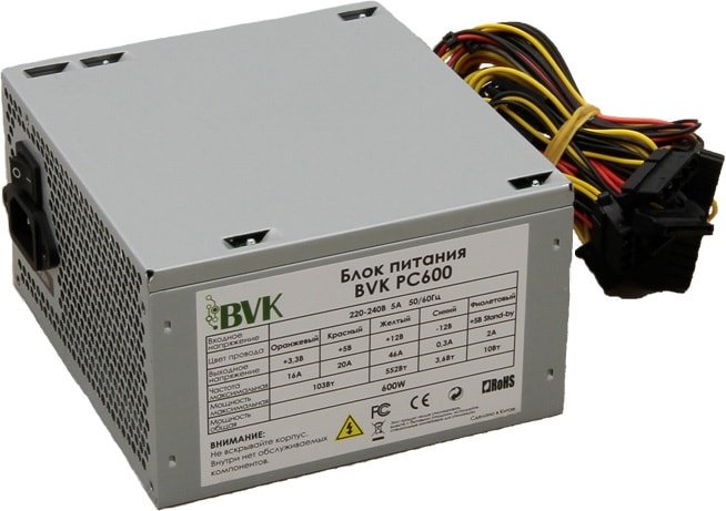 

Блок питания BVK PC600