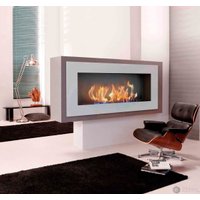 Биокамин ZeFire Elliot 1500 с белой рамкой