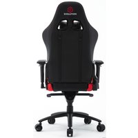 Игровое (геймерское) кресло Evolution Racer M (черный/красный)